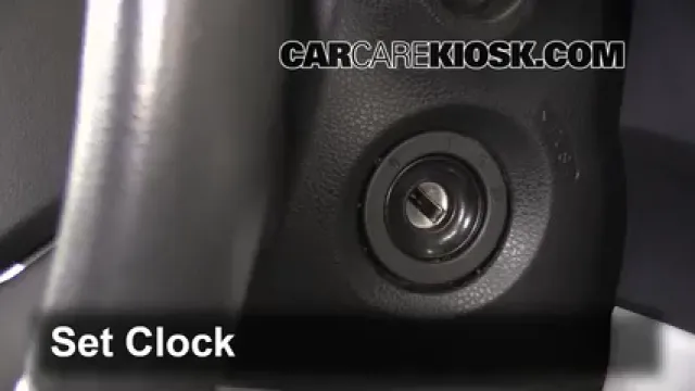 2011 Honda CR-Z EX 1.5L 4 Cyl. Reloj Fijar hora de reloj